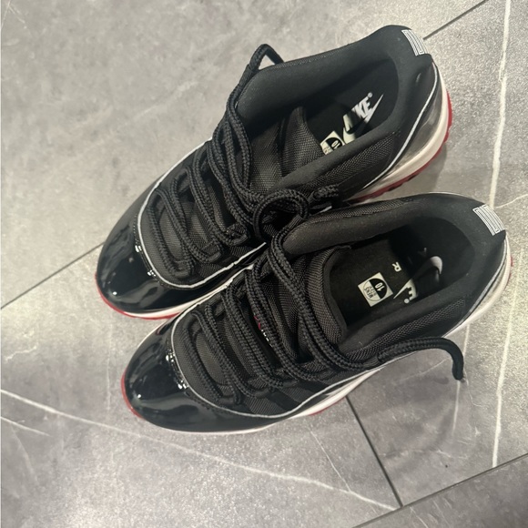 Jordan Black and Red Low-Top Sneakers - Picture 8 of 9